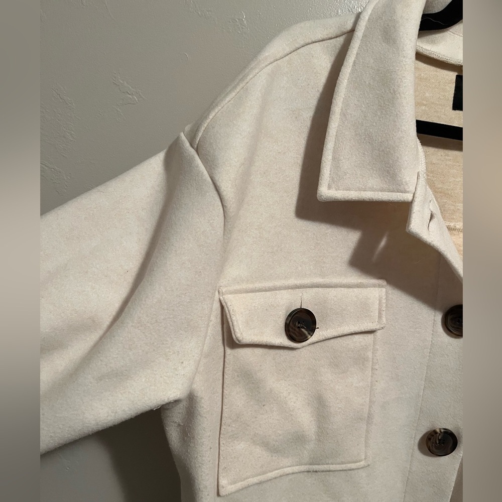 Ookie & Lala Unlined Vegan Cashmere Shacket - Picture 11 of 14